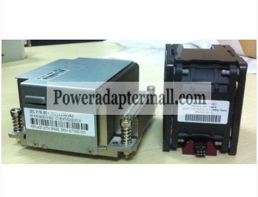 HP DL380/380e G8 Server Fan Heatsink 654577-001 663673-001 - Click Image to Close